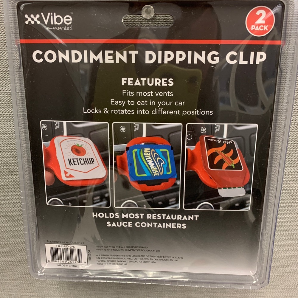 Condiment Dipping Clips - Picture 2 of 2